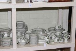 Collection of Adams 'Minuet' including tureen, teapots, etc (approximately 140 pieces).