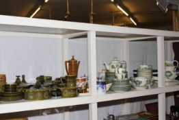 Collection of Poole and Hornsea Pottery, collectors plates, Wedgwood, etc.