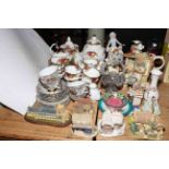 Royal Albert Old Country Roses teaware, Lilliput Lane pieces, novelty teapot, figurines, toby jugs,