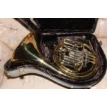 Anborg Como supplied by Paxman, London, French Horn in case.