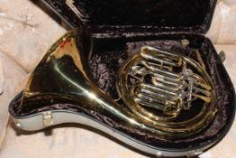 Anborg Como supplied by Paxman, London, French Horn in case.