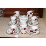 Royal Stafford 'Roses to Remember' part tea service.