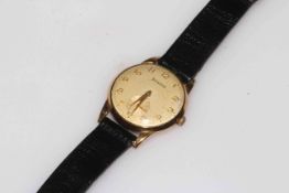 Helvetia 9ct? gold gent's wristwatch.