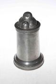 Victorian pewter ice cream mould, 22cm high.