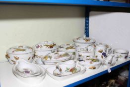 Royal Worcester Evesham porcelain including tureens, approximately 30 pieces.