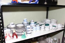 Royal Doulton Sherbrooke, Royal Worcester '3222' and Denby Greenwheat part tea and dinner services,