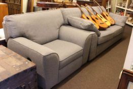 Next three seater settee and reclining chair.