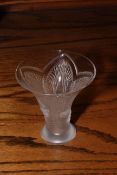 Lalique France vase, 10cm.