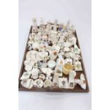 Large collection of crested china, approximately 70 pieces.