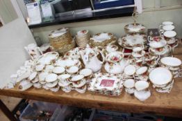 Good collection of Royal Albert Old Country Roses china, approximately 180 pieces including teapots,