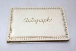 Small autograph album with suspect? Beatles signatures.