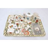 Collection of WH Goss crested china, 24 pieces.