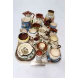 Collection of mostly Torquay Pottery Motto ware, twenty five pieces.