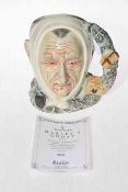 Royal Doulton Marley's Ghost character jug, no. 82 of limited edition, with certificate and box.