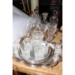 Collection of Edinburgh Crystal Azz Star including decanters, sherry glasses, etc.