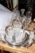 Collection of Edinburgh Crystal Azz Star including decanters, sherry glasses, etc.