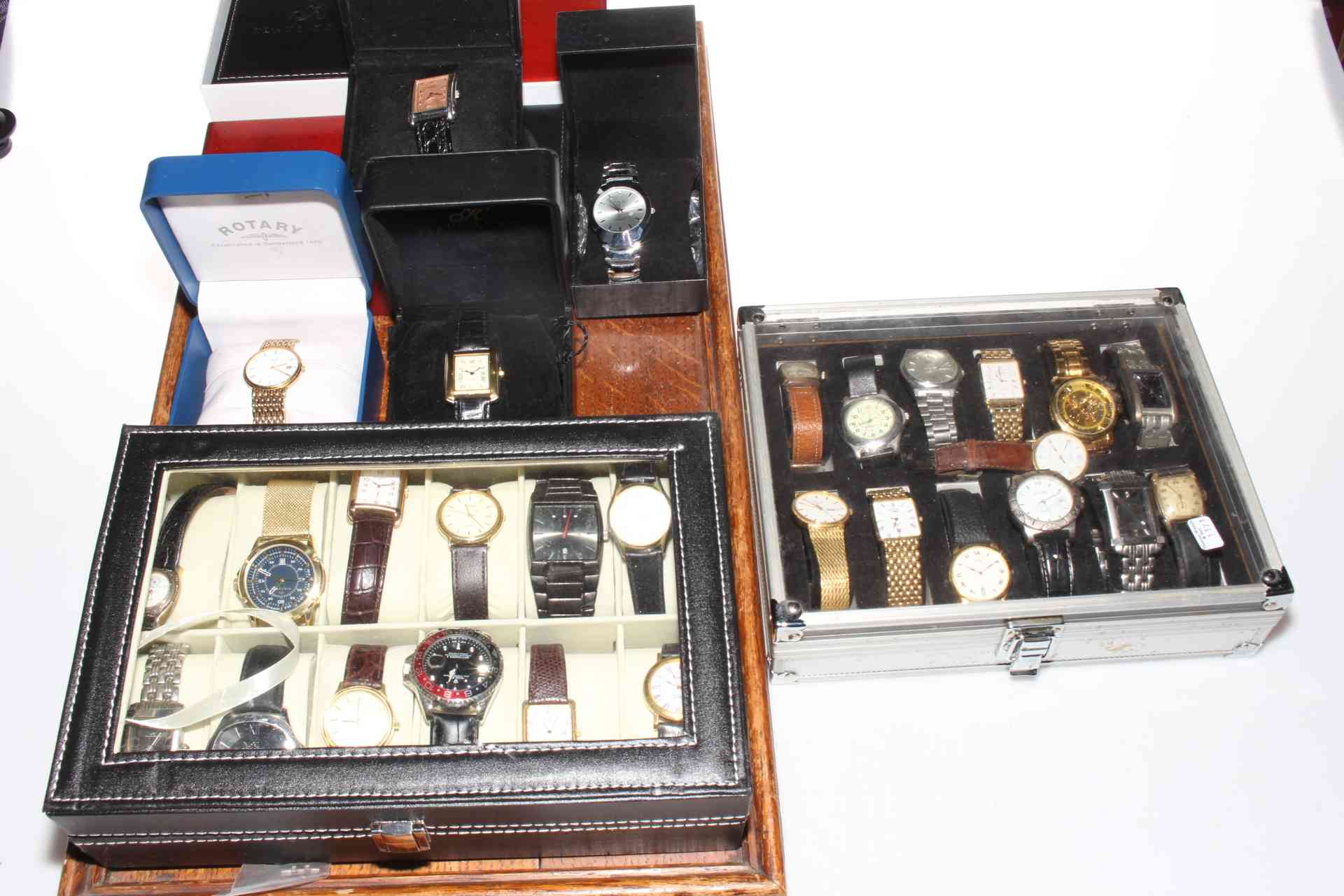 Collection of wristwatches.