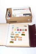 Commemorative FDCs and stamp album, c1970s to 1980s.