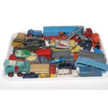Collection of model vehicles including Dinky, Triang, Lesney, etc.