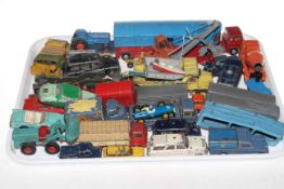 Collection of model vehicles including Dinky, Triang, Lesney, etc.