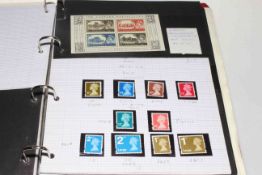 Album of face value UK stamps (approx £550), 1967 - 69 phosphor bands,