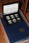 1902 to 1942 3d silver coins, 2014 DateStamp UK Specimen Year Set,