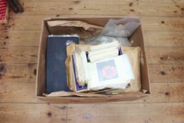 Box of First Day Covers and Stamps.