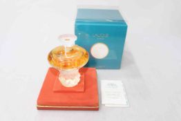Lalique Sirénes scent bottle with certificate and original box.