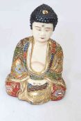 Japanese Satsuma Buddha, 14.5cm.