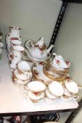 Collection of Royal Albert Old Country Roses including teapot, dinner plates,