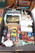 Diecast model toys including Dinky, Maisto McLaren F1 roadcar, c1990s Stingray by Matchbox,