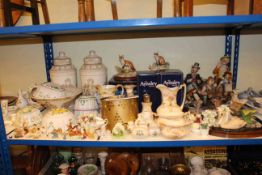 Border Fine Art sculptures, Crown Ducal ware, Aynsley, Capodimonte, crested china, etc.