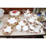Royal Albert Old Country Roses dinner and tea service,