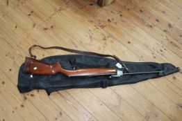 Weihraugh HW 50 5.5 Air Rifle with bag.