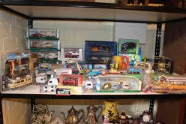 Collection of model vehicle toys including Caravana, Green light Breaking Bad, Black Bandit,