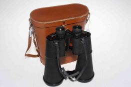 Pair Tohyoh 22x70 binoculars with case.