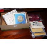 Brilliant uncirculated coin presentation packs inc Commonwealth Games Commemorative £2 coin,