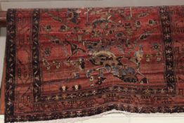 Early 20th Century hand knotted Heriz carpet 1.85 by 1.44.