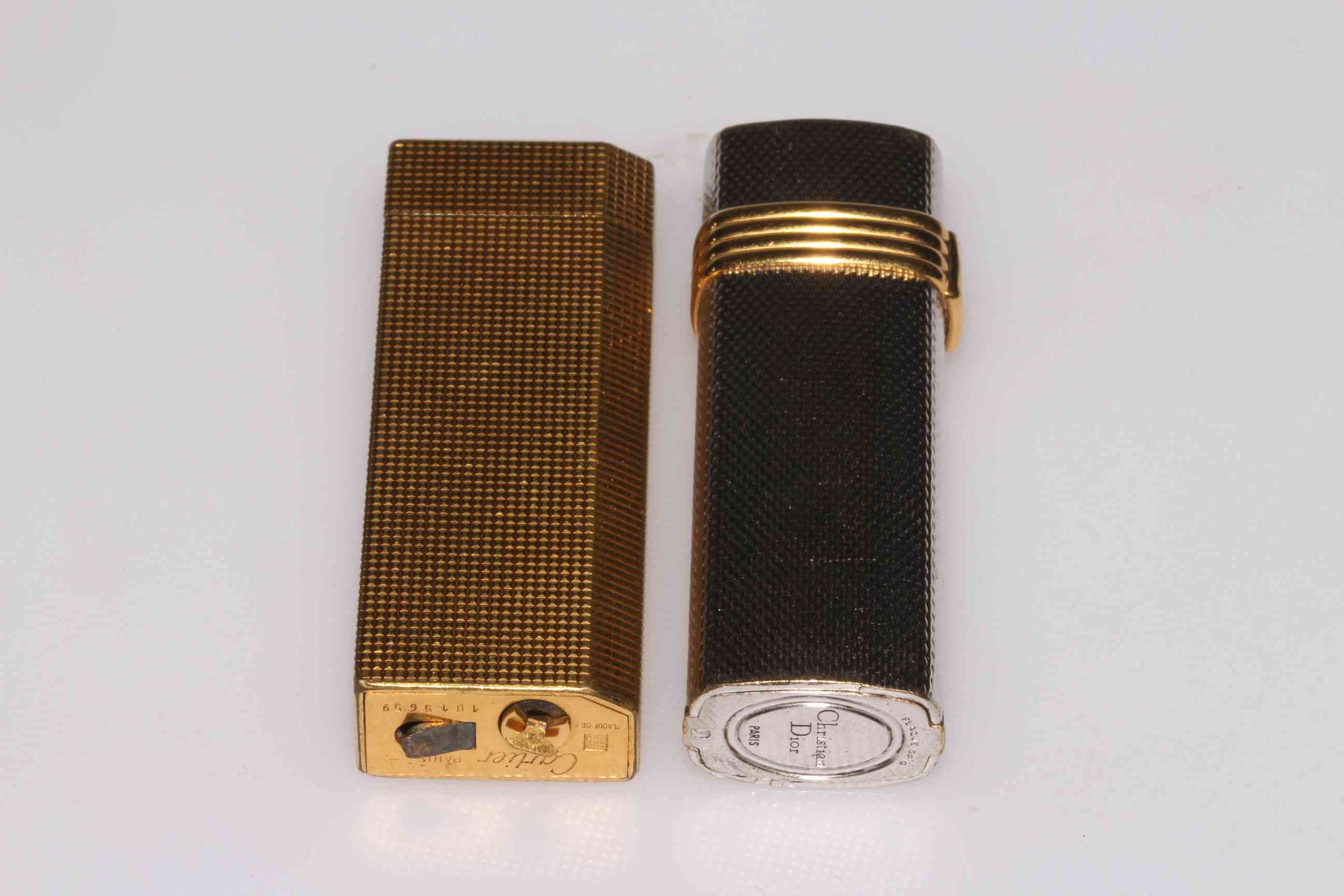 Cartier and Christian Dior cigarette lighters (2).