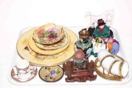 Aynsley Orchard Gold plates, Royal Doulton Silks & Ribbons, Ducal Orange Tree coffee can and saucer,