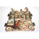 Good collection of Hummel including twenty one figures, animals,