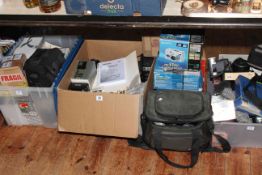 Large collection of cameras, accessories, photographic equipment, etc.