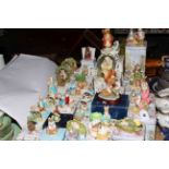Collection of Beatrix Potter figurines including Border Fine Arts, Royal Albert, Frederick Warne,