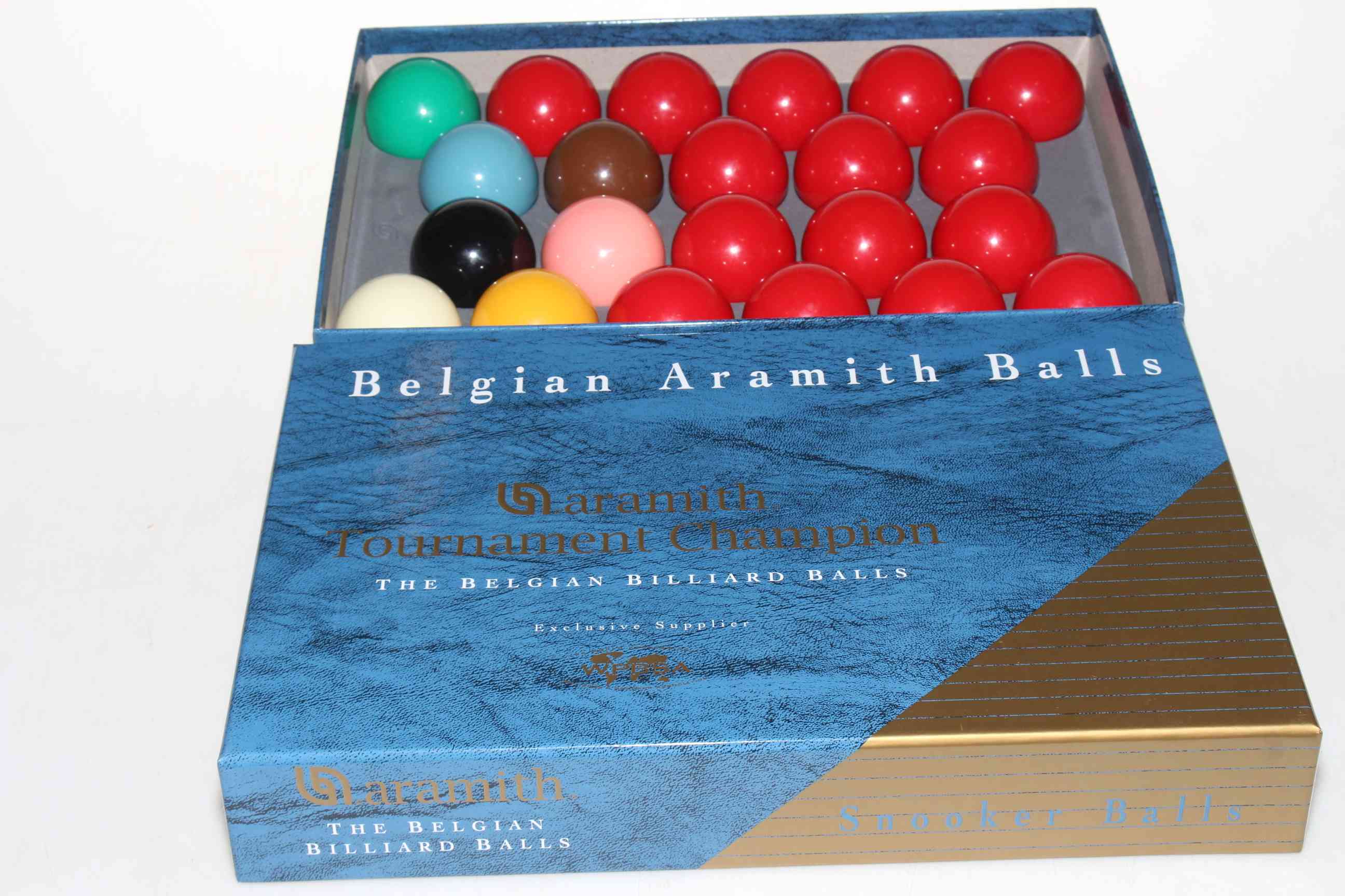 Belgian Aramith billiard balls.