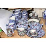 Collection of Maling Chintz ware including teapots, jugs etc, over twenty pieces.