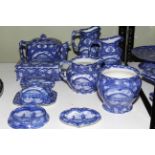 Maling North East Coast Exhibition pieces comprising teapot, three jugs, vase, two boxes,