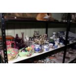 Collection of decorative china, Maling, Noritake, cutlery, glass, books, etc.