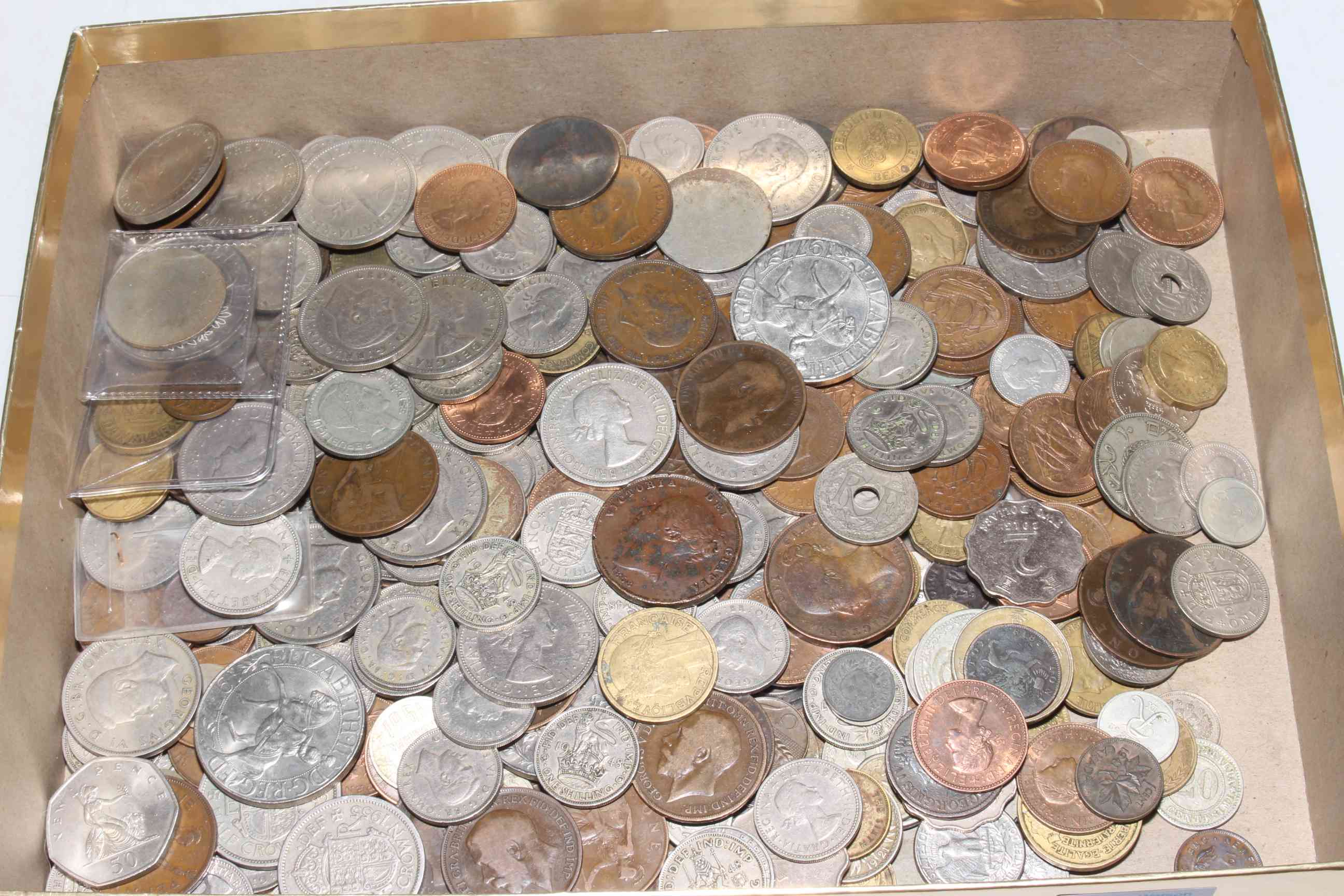 Box of coinage.