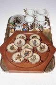 Hummel miniature plate collection, oval plaques, figures and mugs.