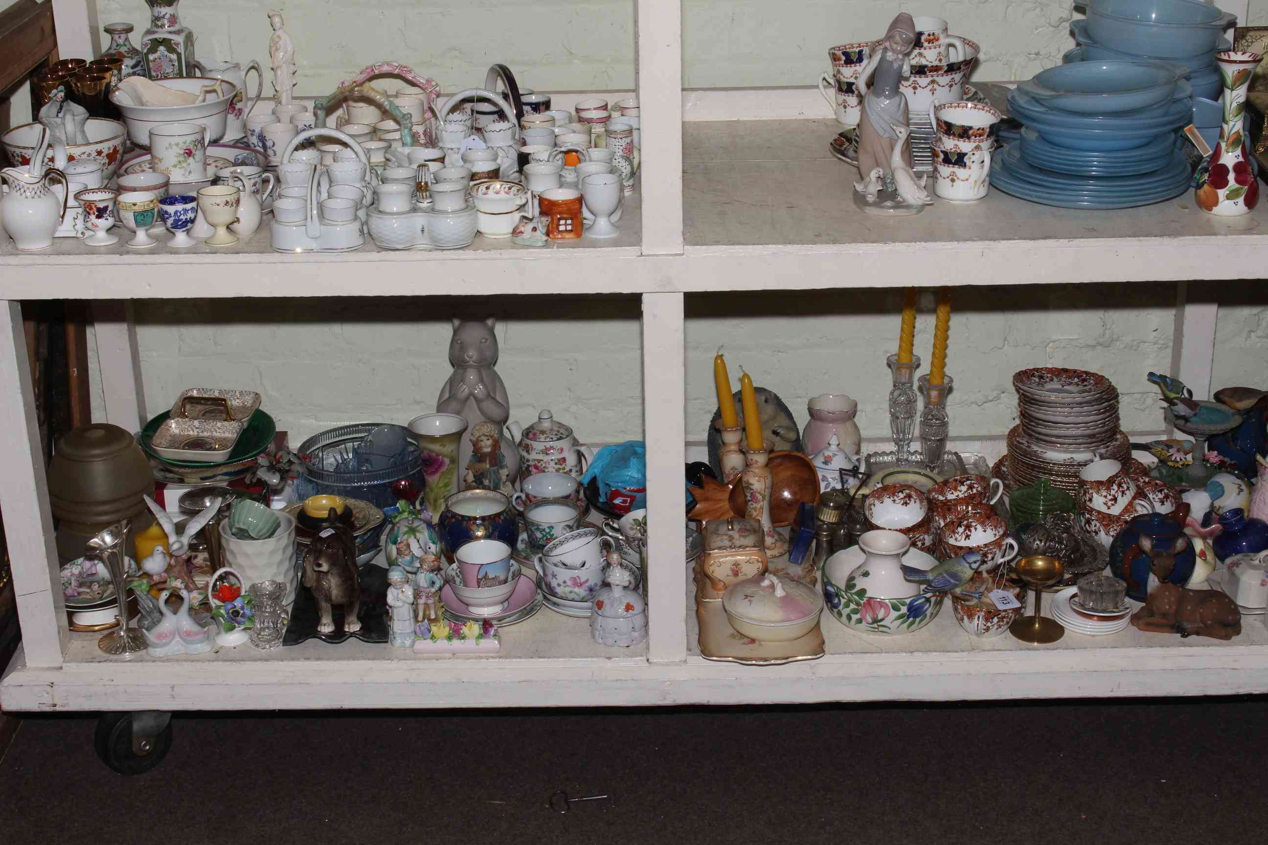 Collection of Victorian porcelain, figurines, glass, Royal Doulton ladies, etc. - Image 2 of 4